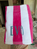 Name Embroidered Beach towel
