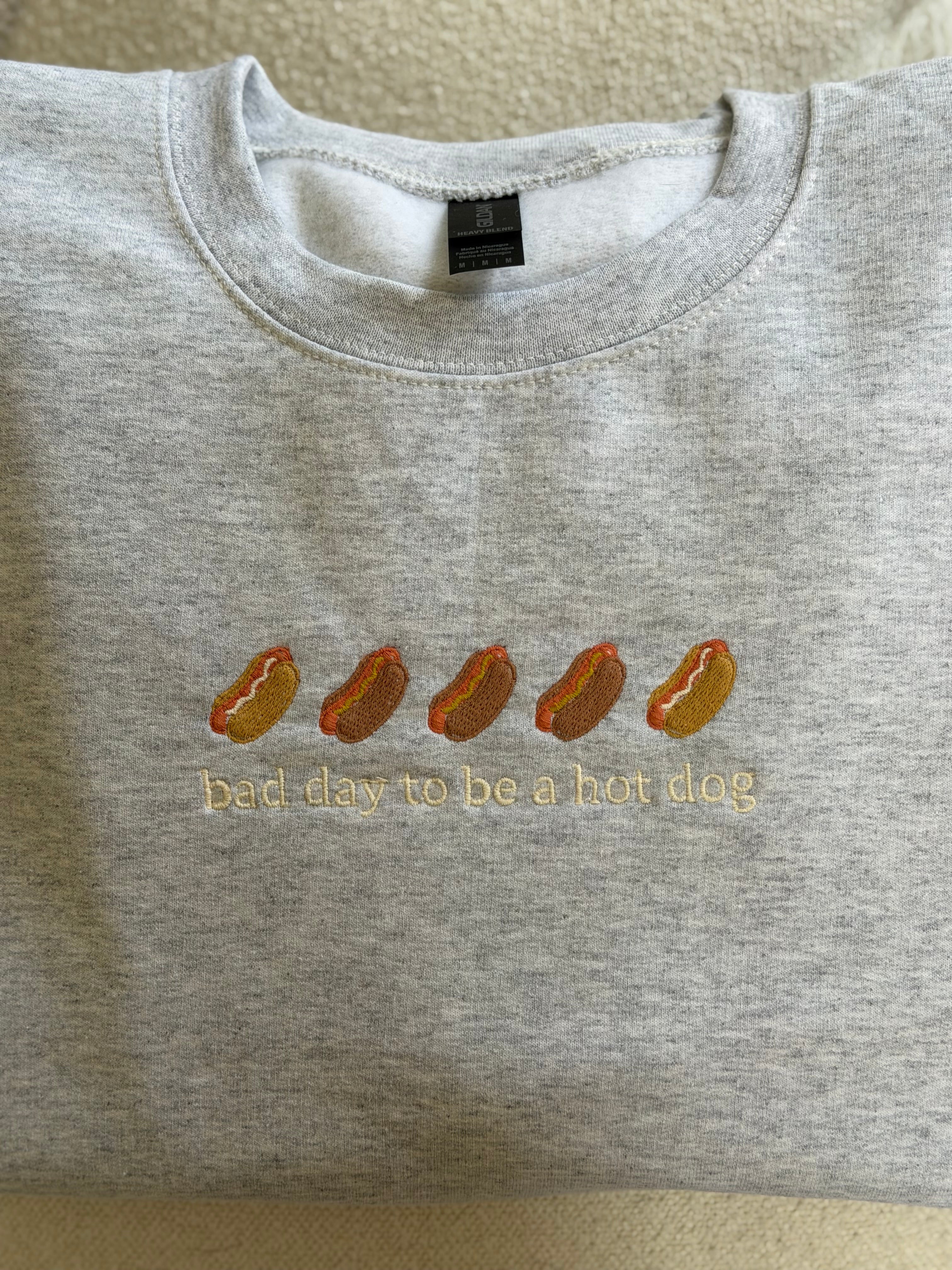 Bad Day To Be a Hotdog Kids Sizing