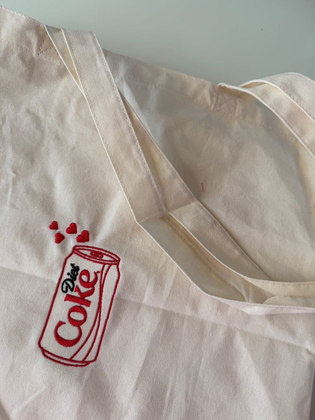 Diet Coke Heart Tote