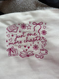 Just One More Chapter Canvas Tote