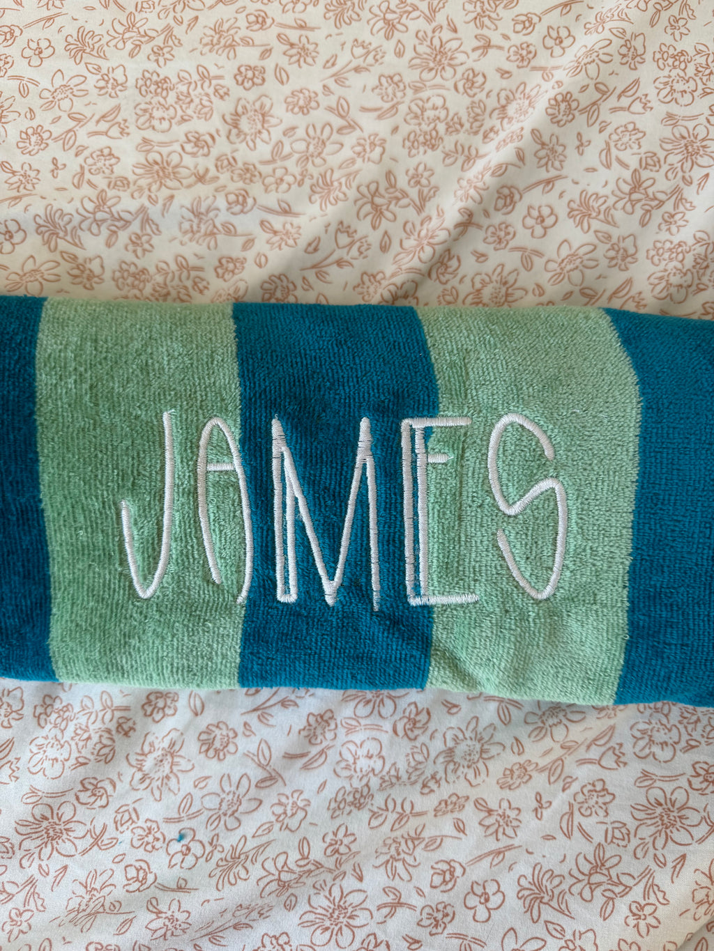 Name Embroidered Beach towel