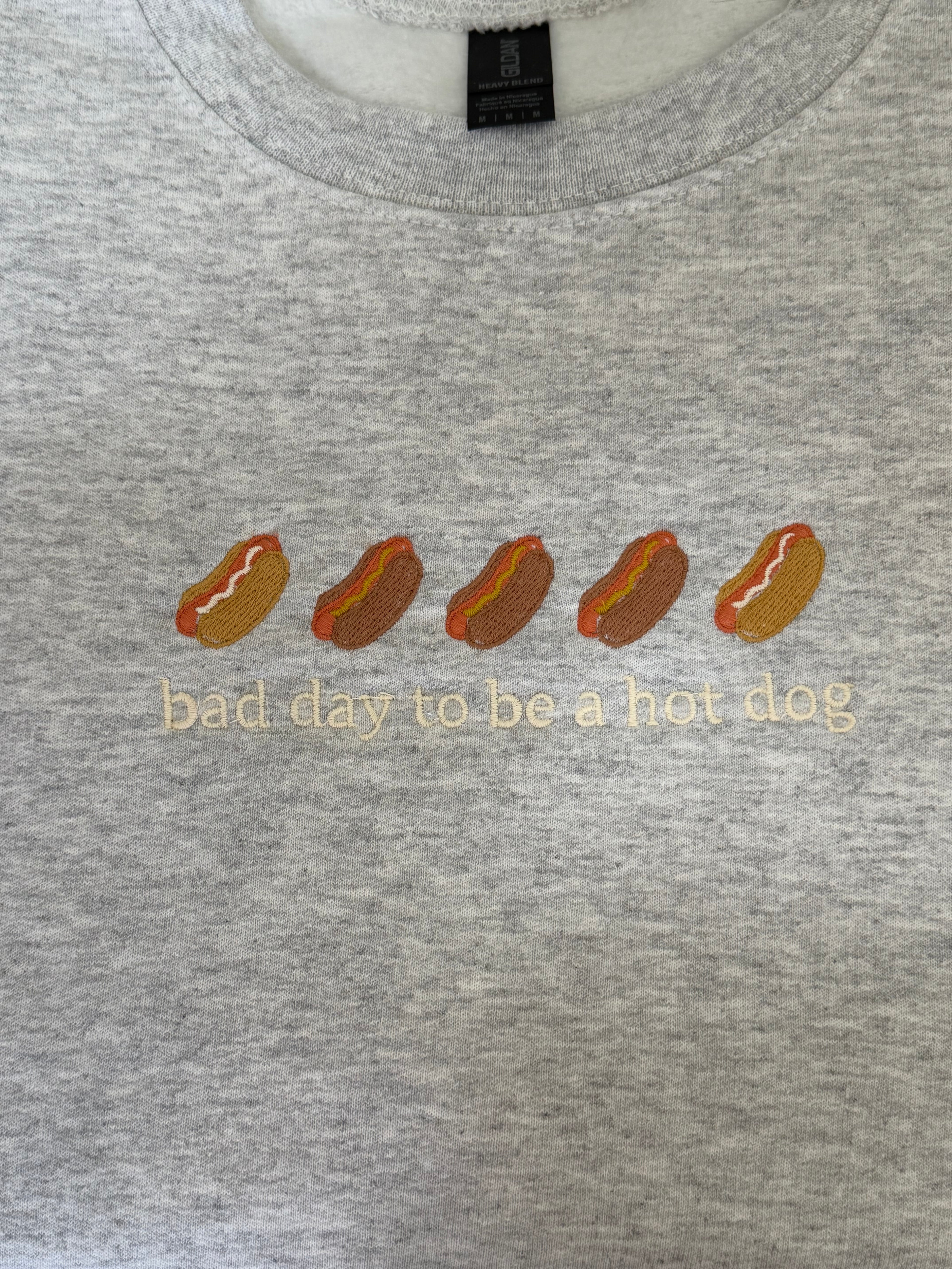 Bad Day To Be a Hotdog Kids Sizing
