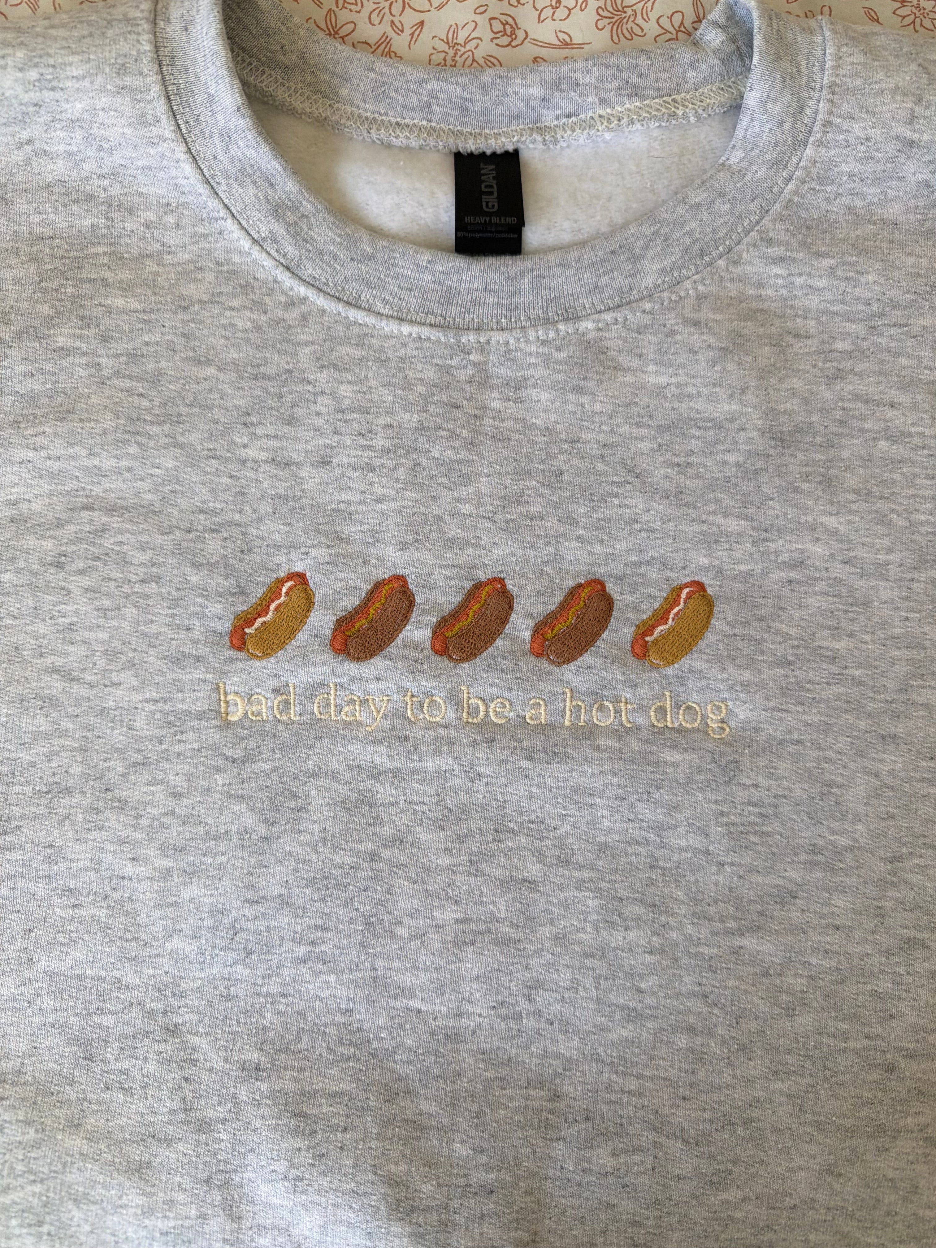 Bad Day To Be a Hotdog Kids Sizing