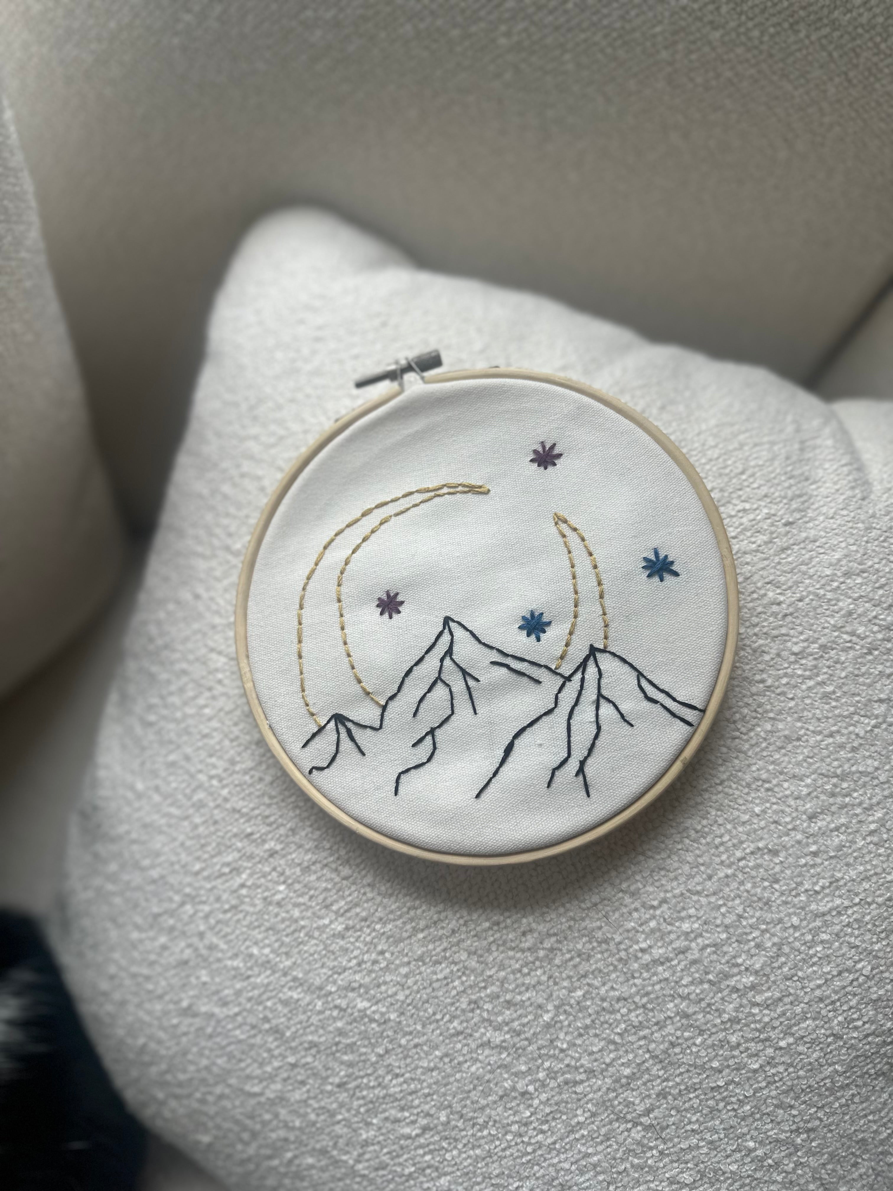 ACOTAR Inspired Hand Embroidery Decor