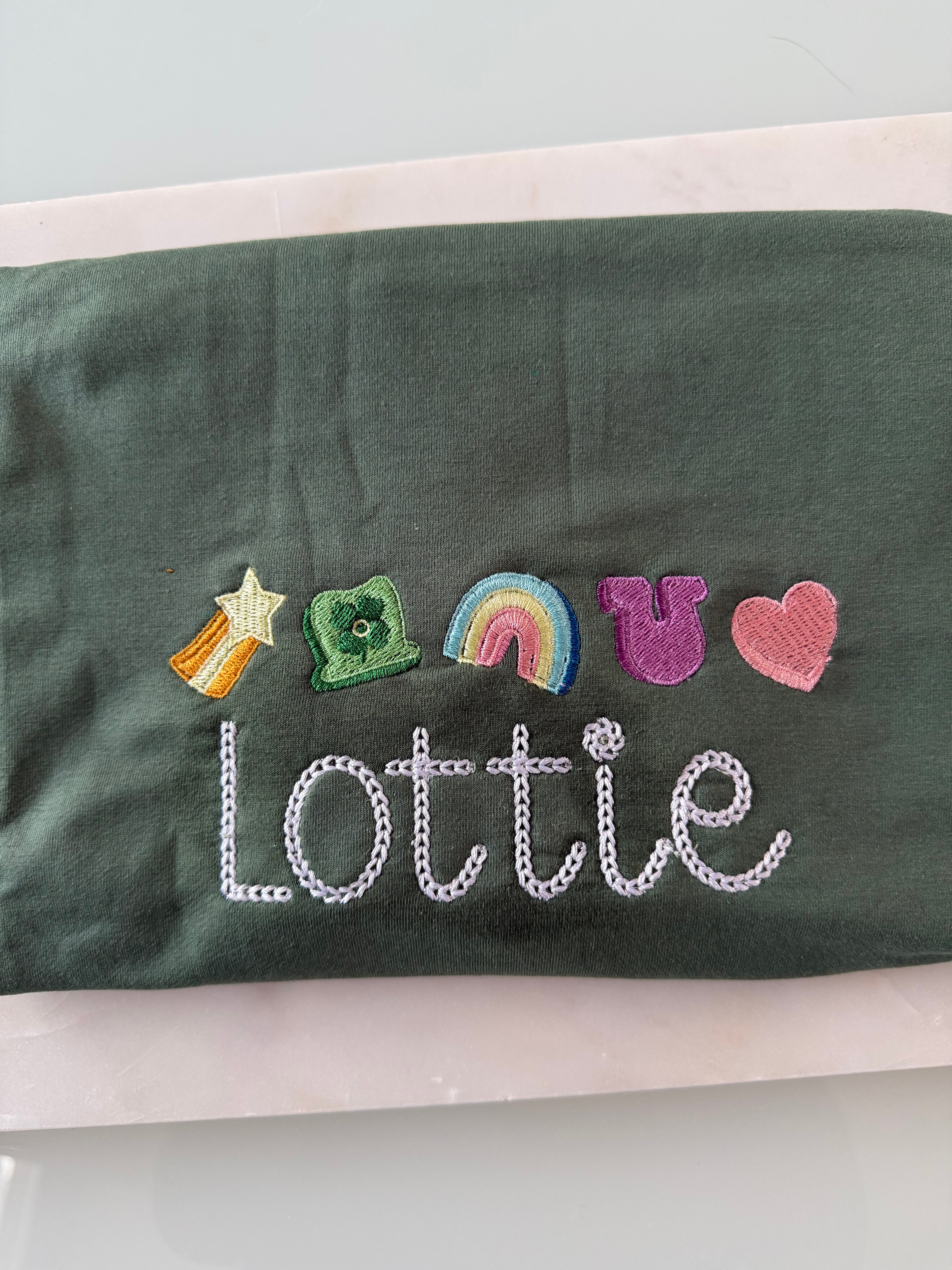 ADD ON - Embroidered Name Under Design