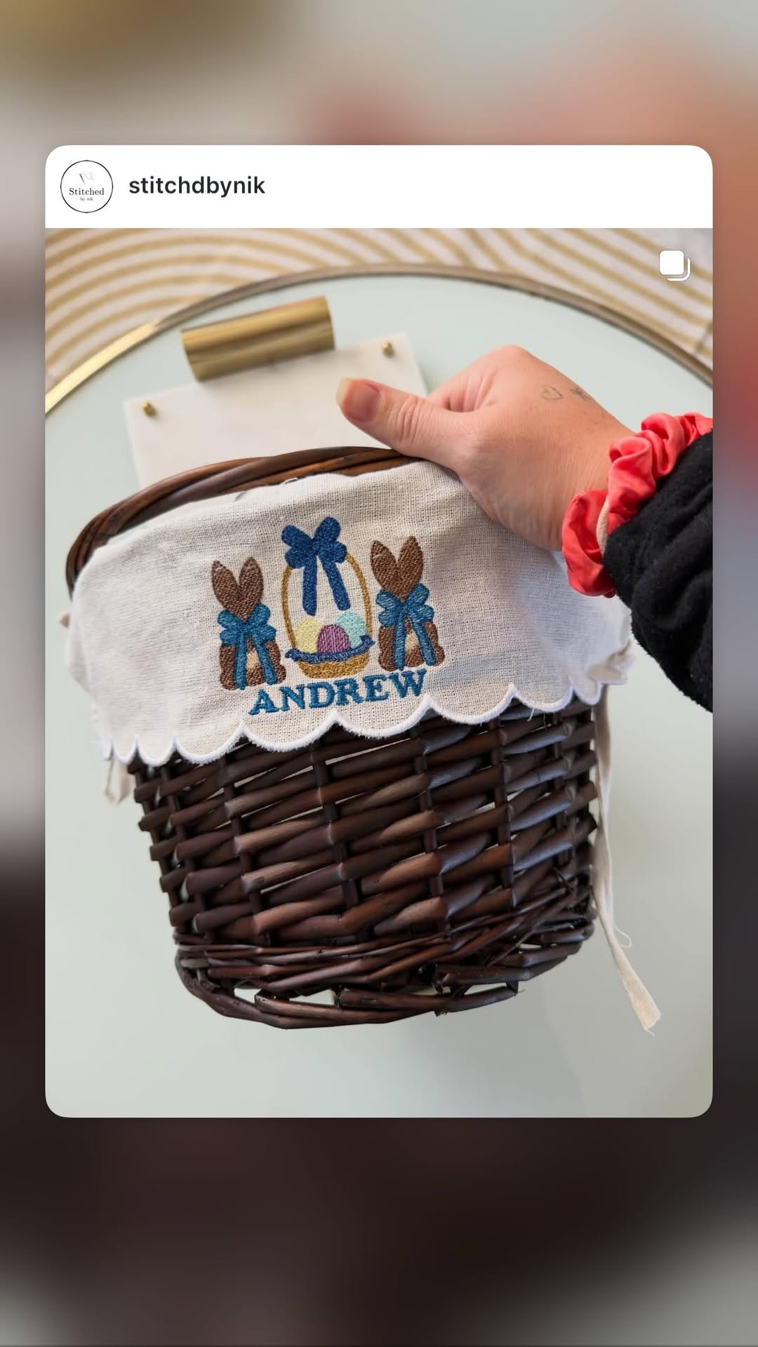 Custom Easter Basket